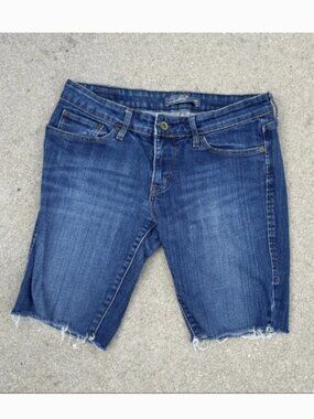 LEVI's Skinny 531 Denim Shorts Women's Small 6 denim cut-off Low Skinny Y2K